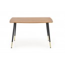 Стол обеденный HALMAR TRIPOLIS дуб золотой/черный 120/70